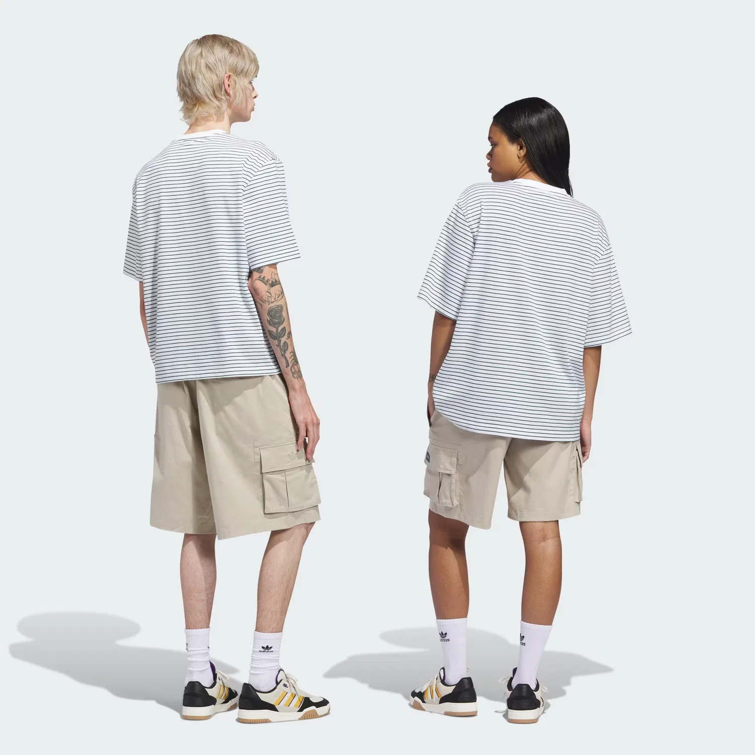 Унисекс-шорты карго свободного кроя Skateboarding Cargo Adidas Originals, хаки — фото 2