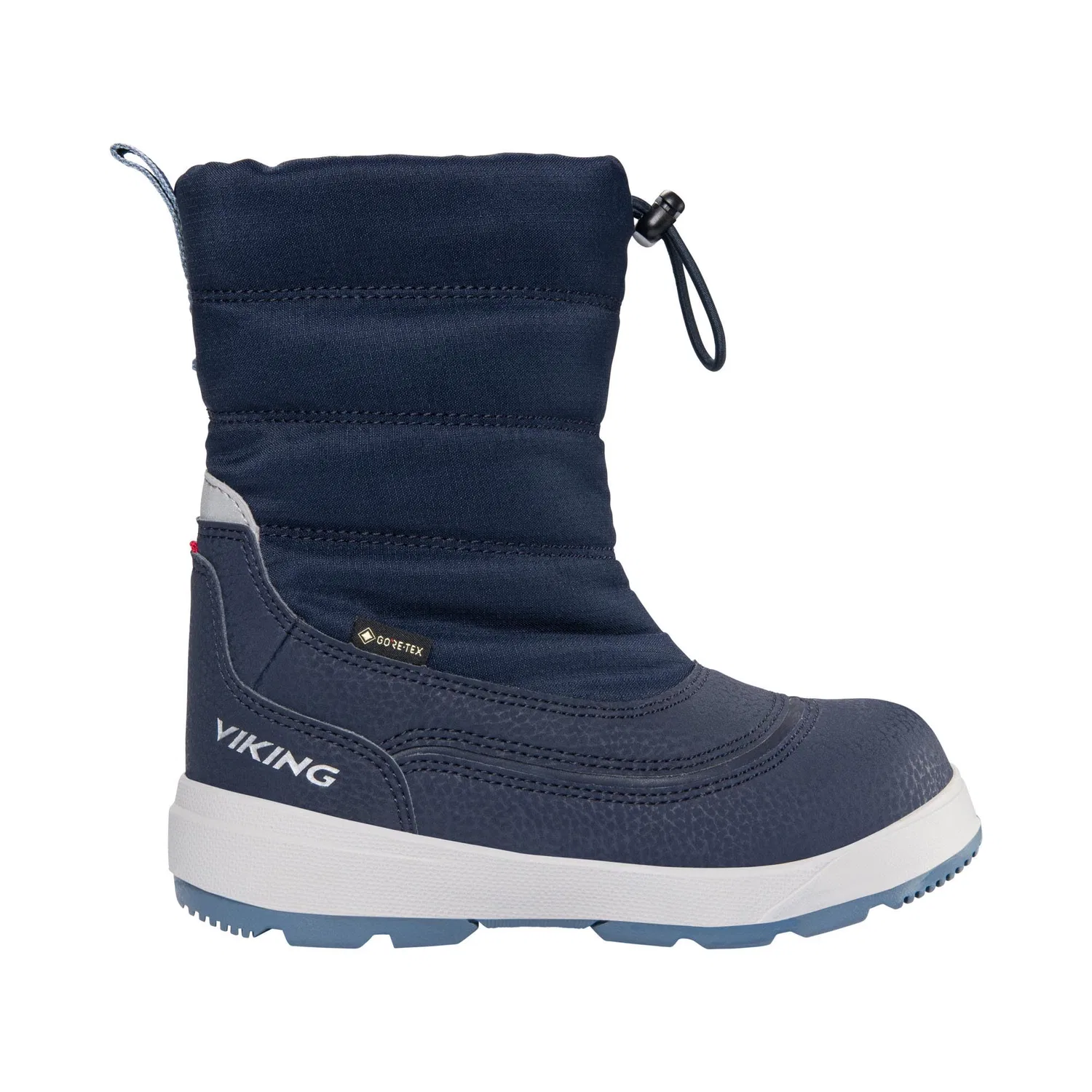 Детские снежные ботинки для мальчиков мембранные Toasty Pull-on Warm GTX Viking, Navy