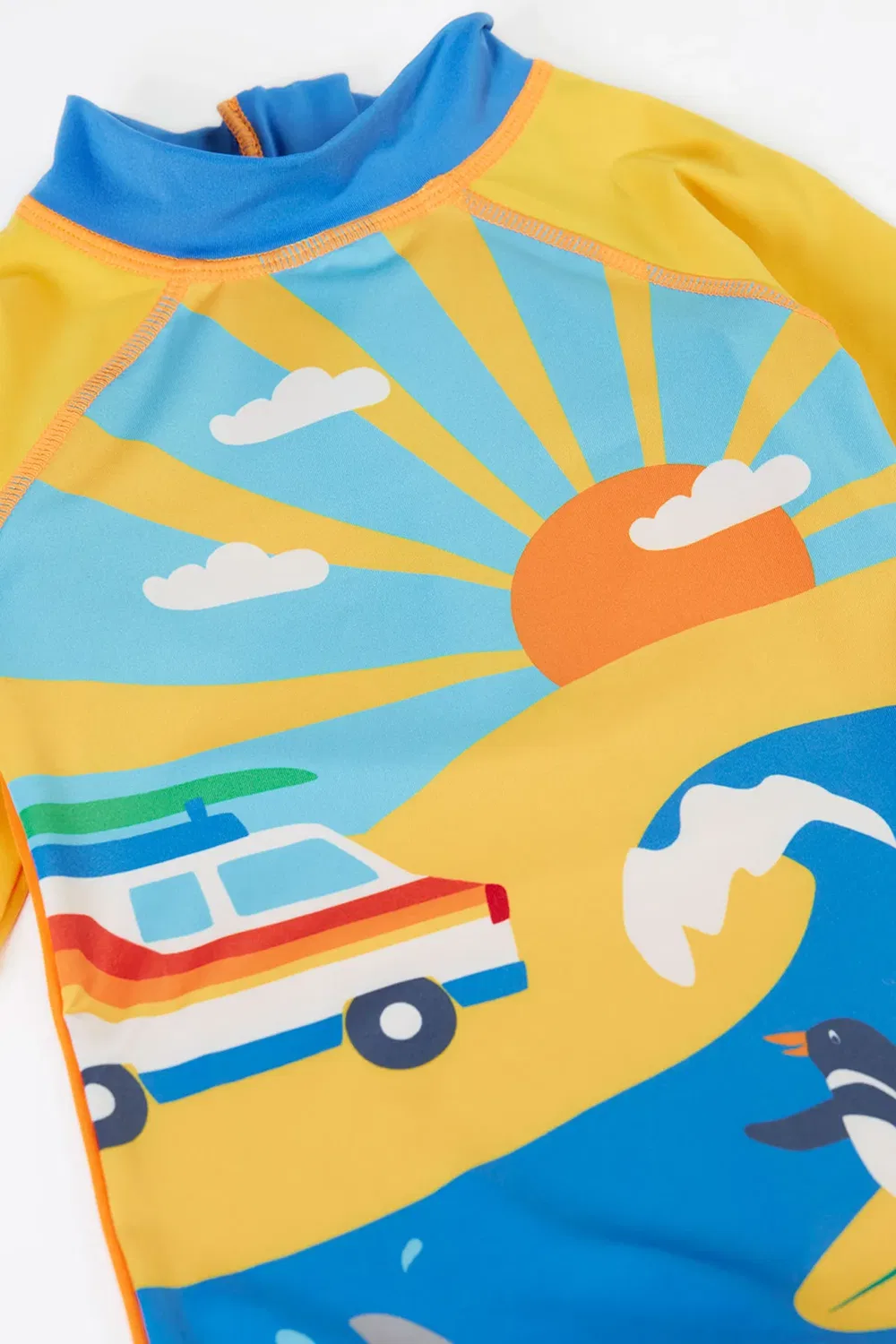 Детский костюм для защиты от солнца Little Sun Safe Suit Frugi, Yellow — фото 3