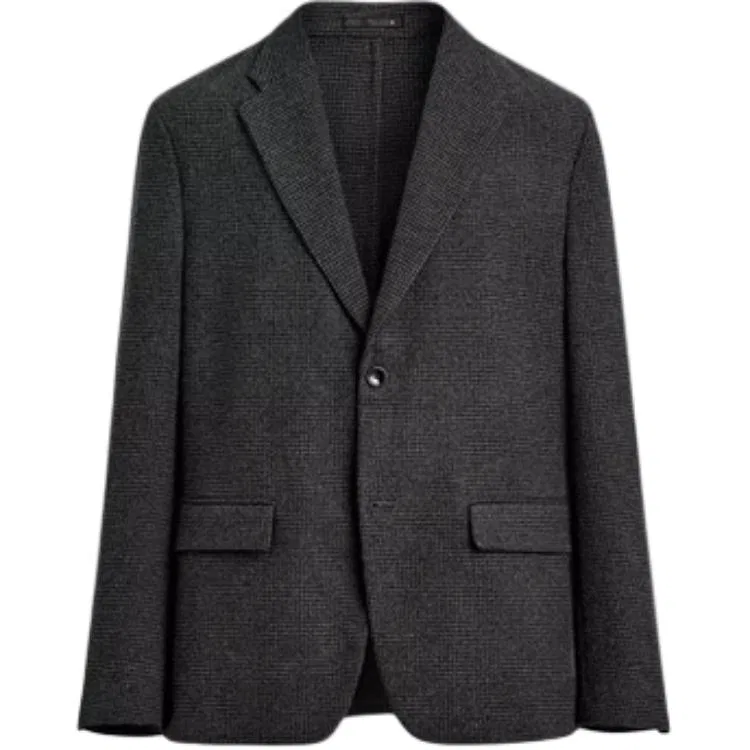 Мужской деловой костюм умеренного кроя Charcoal Gray ZARA, Темно-серый