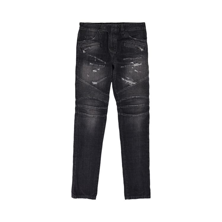 

Джинсы Balmain Biker Jeans 'Black', черный