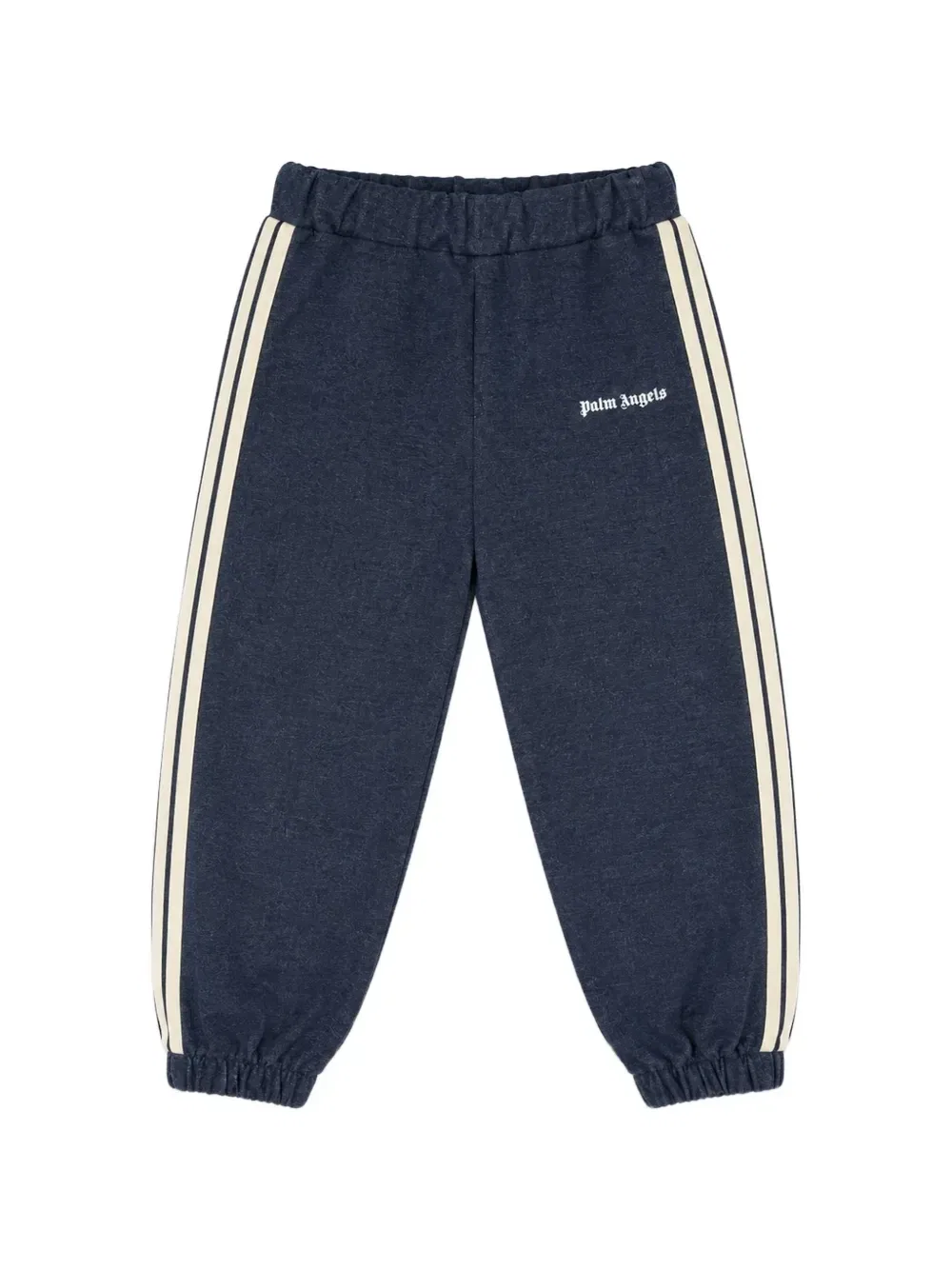 Спортивные брюки с лампасами и логотипом Palm Angels Kids, синий