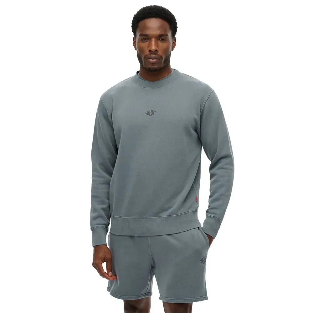 Свитшот Micro Logo Crew Superdry, серый