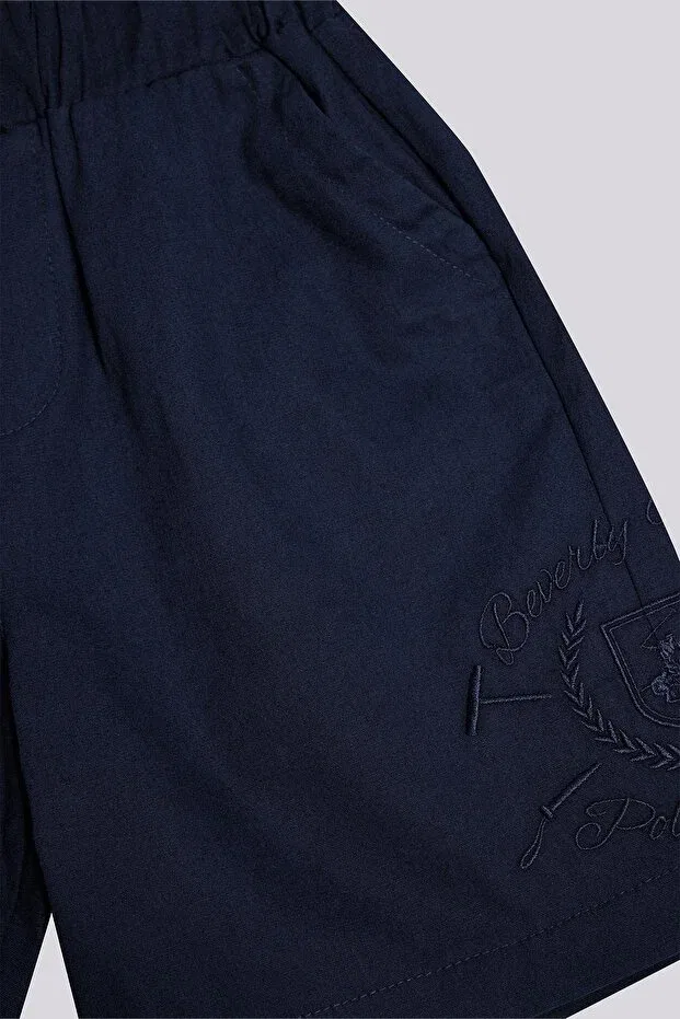 Детские шорты для мальчиков хлопковые Beverly Hills Polo Club, Navy Blue — фото 3