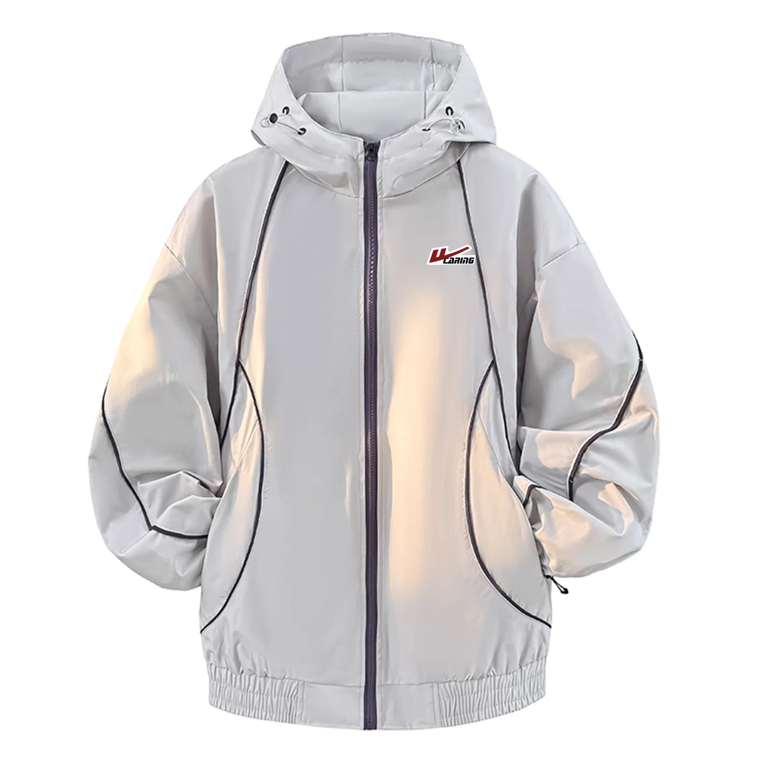 Детский комплект куртка и брюки из ветрозащитной ткани Glacier Blue Two-Piece Set DIY Badge WARRIOR — фото 4