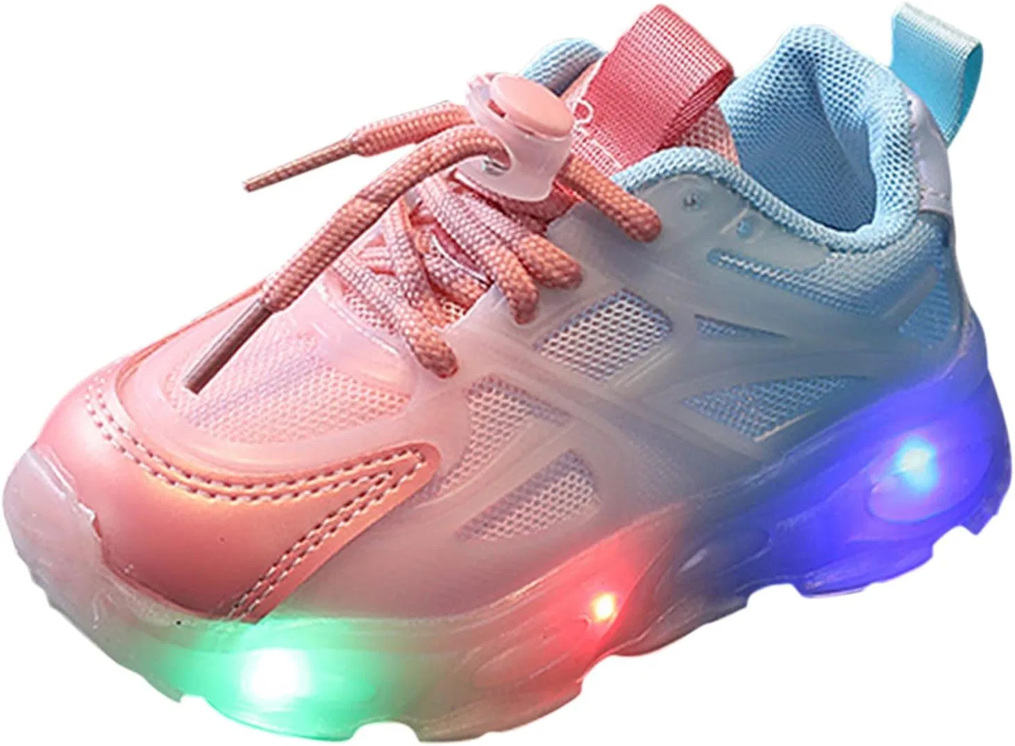 Детские кроссовки для мальчиков и девочек со светодиодной подсветкой AIMAOMI, Pink
