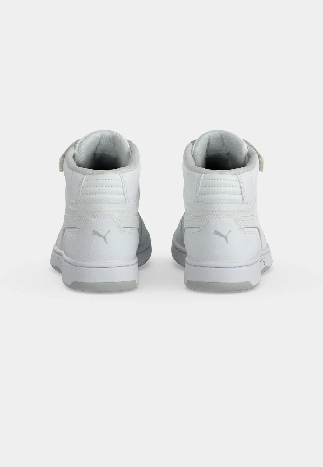 Rebound slam mid unisex - высокие кроссовки Puma, White/Cool Light Gray/Black — фото 4