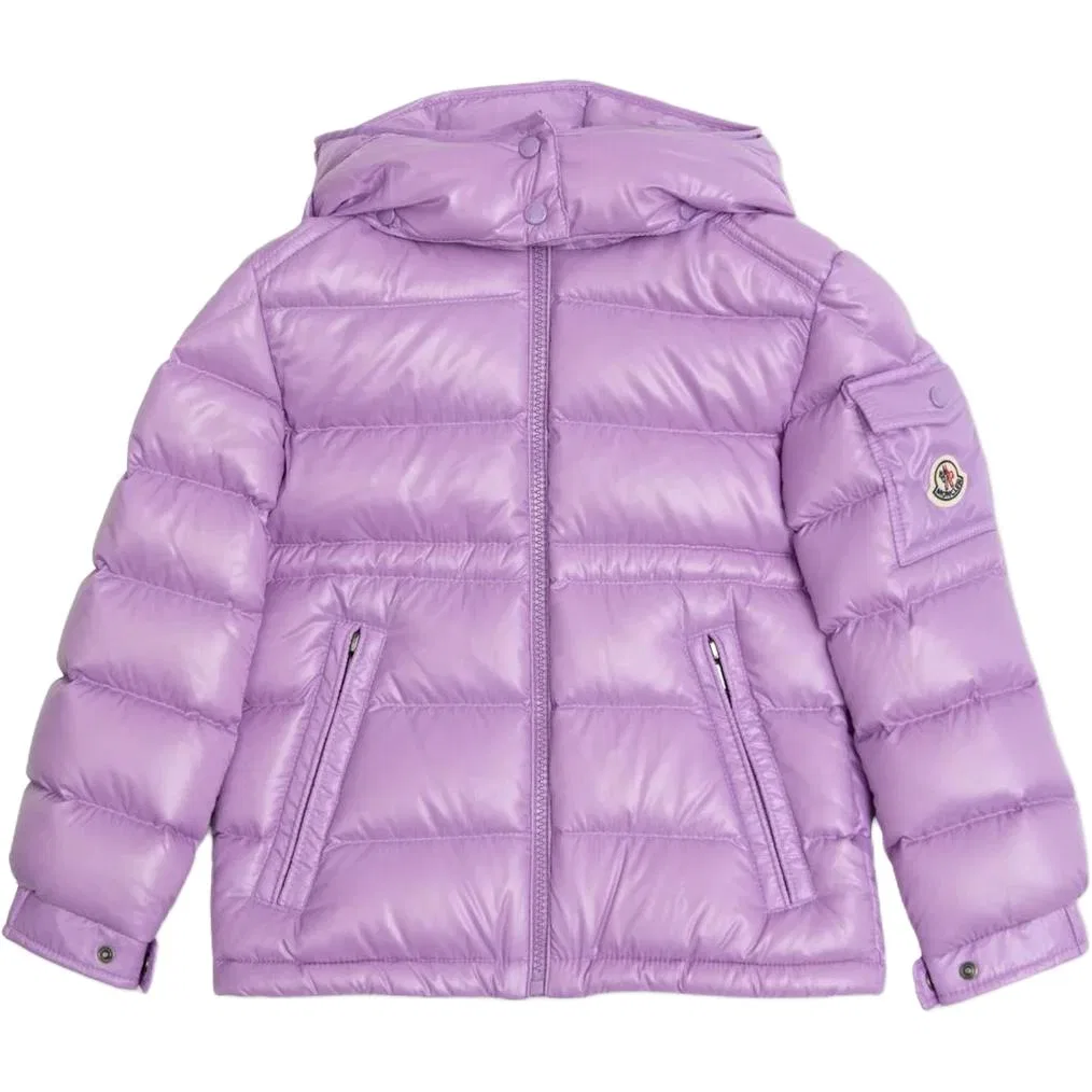 Детская куртка с капюшоном Light Purple Moncler