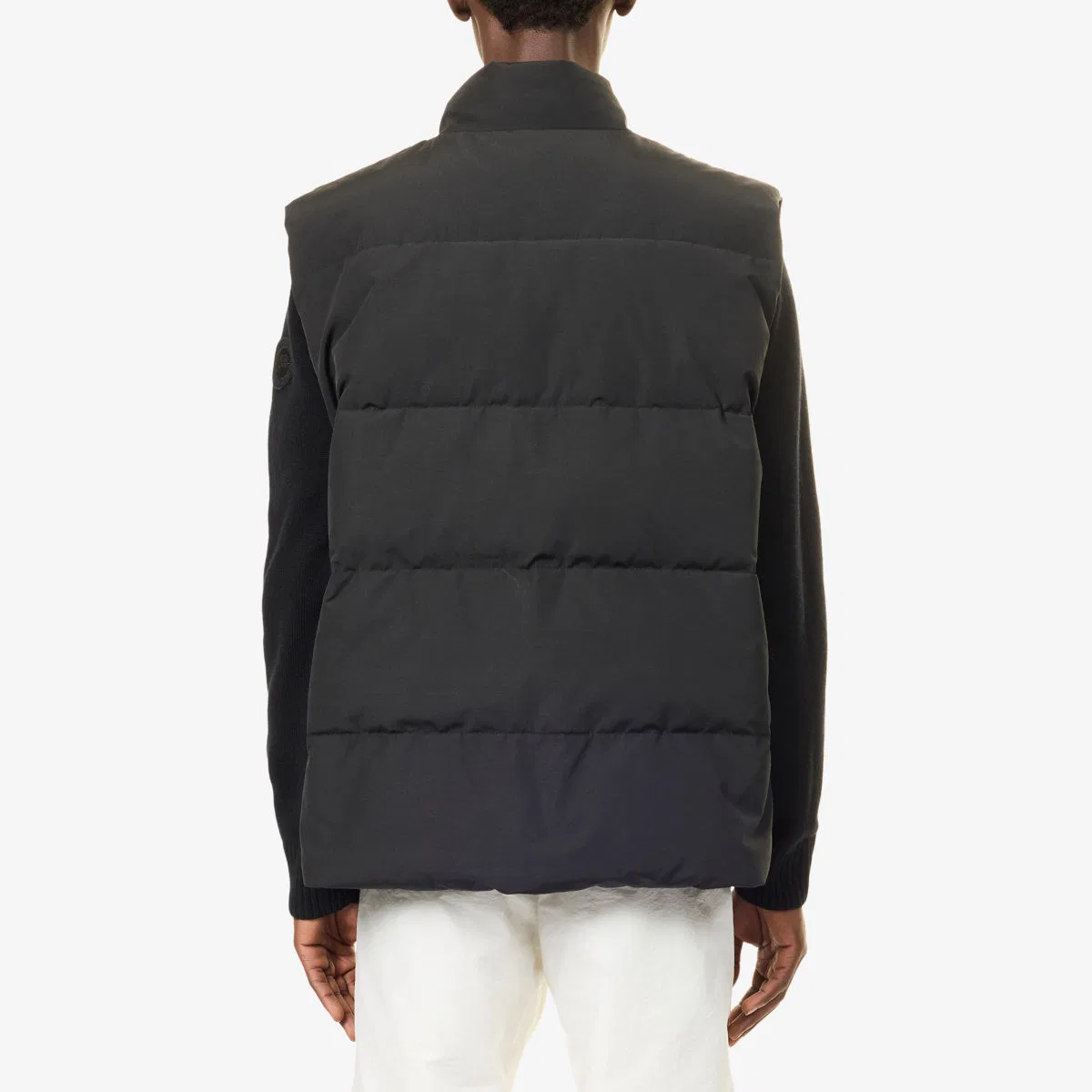 Стеганый жилет Freestyle с нашивкой с логотипом Canada Goose, черный — фото 4