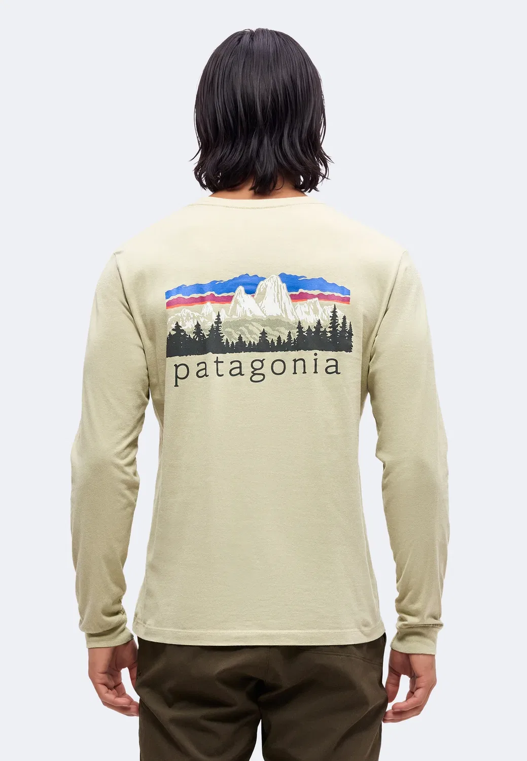 Футболка с длинными рукавами "Фитцрой Футхиллз" Patagonia, Weathered Stone