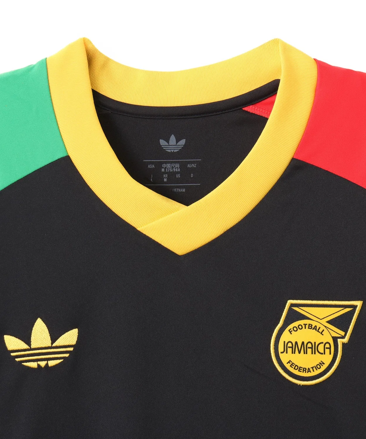 Мужская футболка с принтом Jamaica 26 x Bob Marley Away Pre Match Jersey Adidas, Black — фото 4