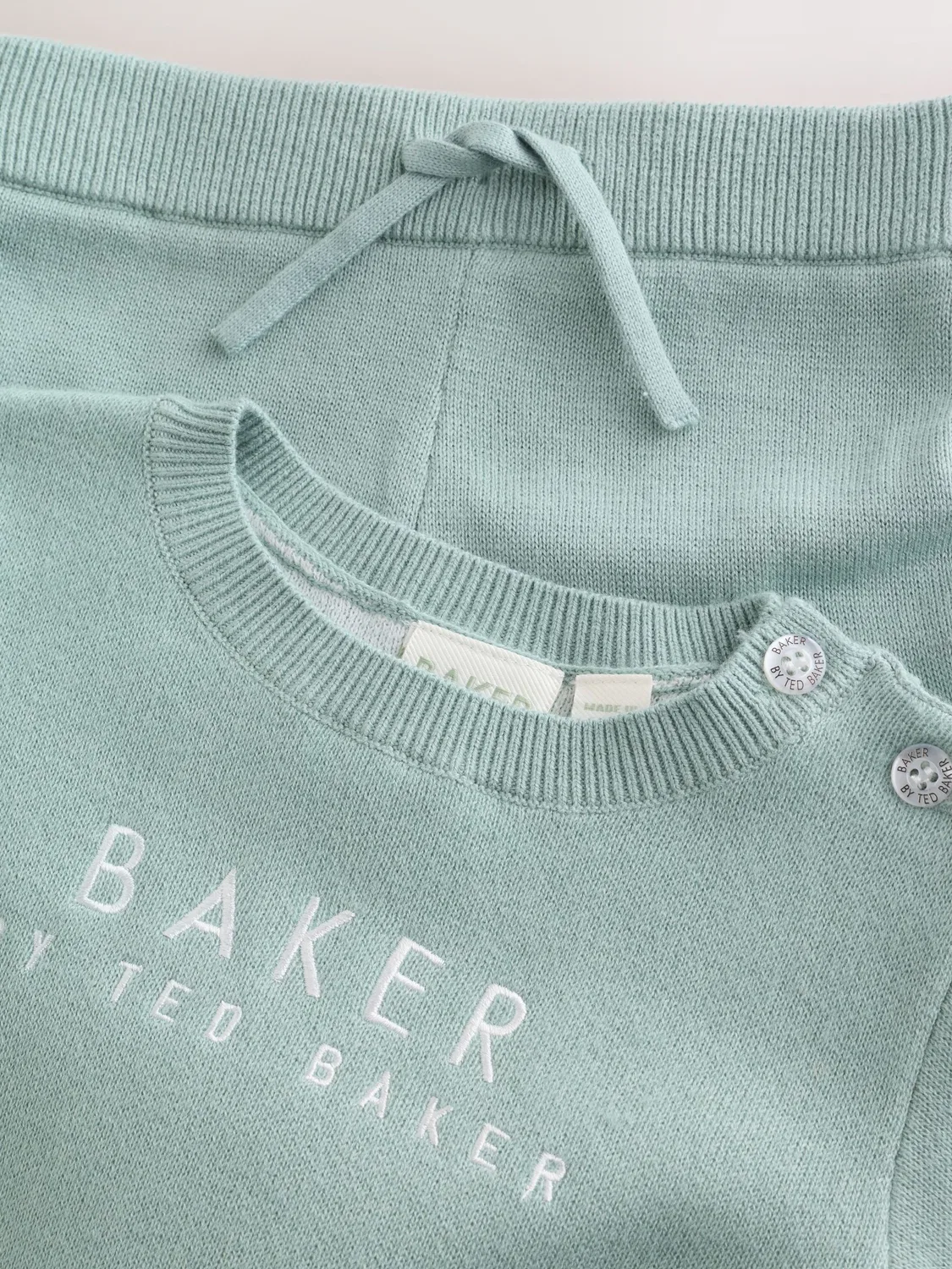 Зеленый вязаный топ и джоггеры Baker by Ted Baker — фото 4