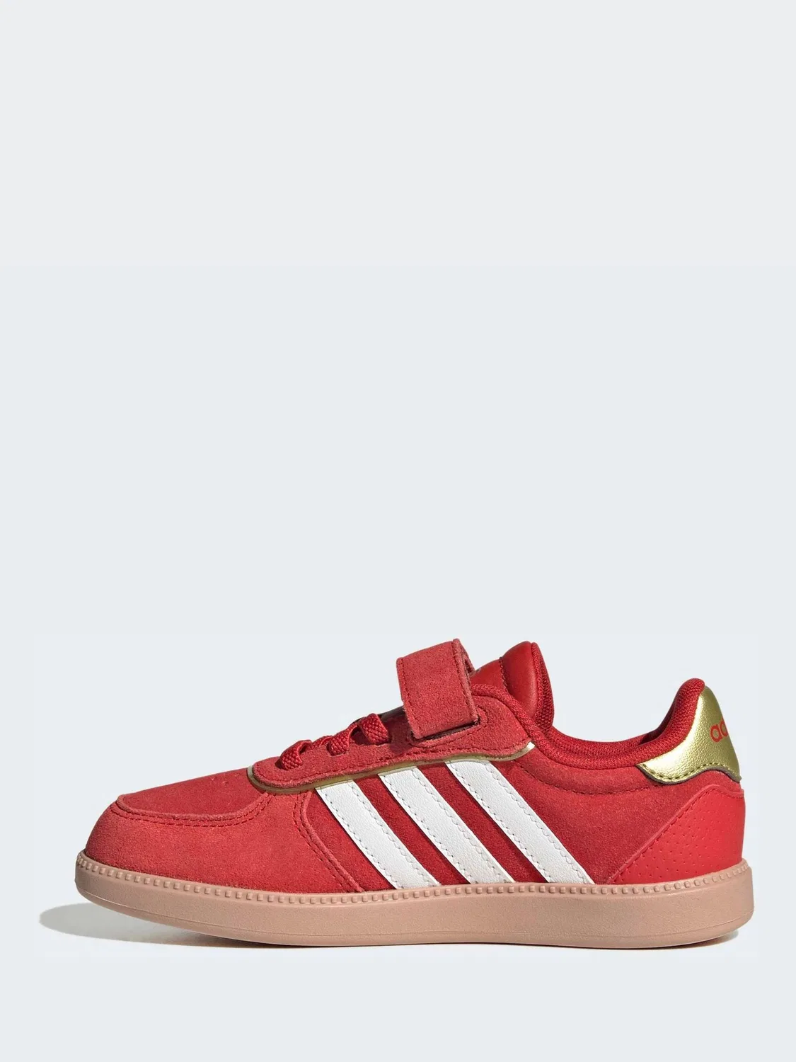 Кроссовки для мальчиков Breaknet Sleek adidas, красный — фото 4