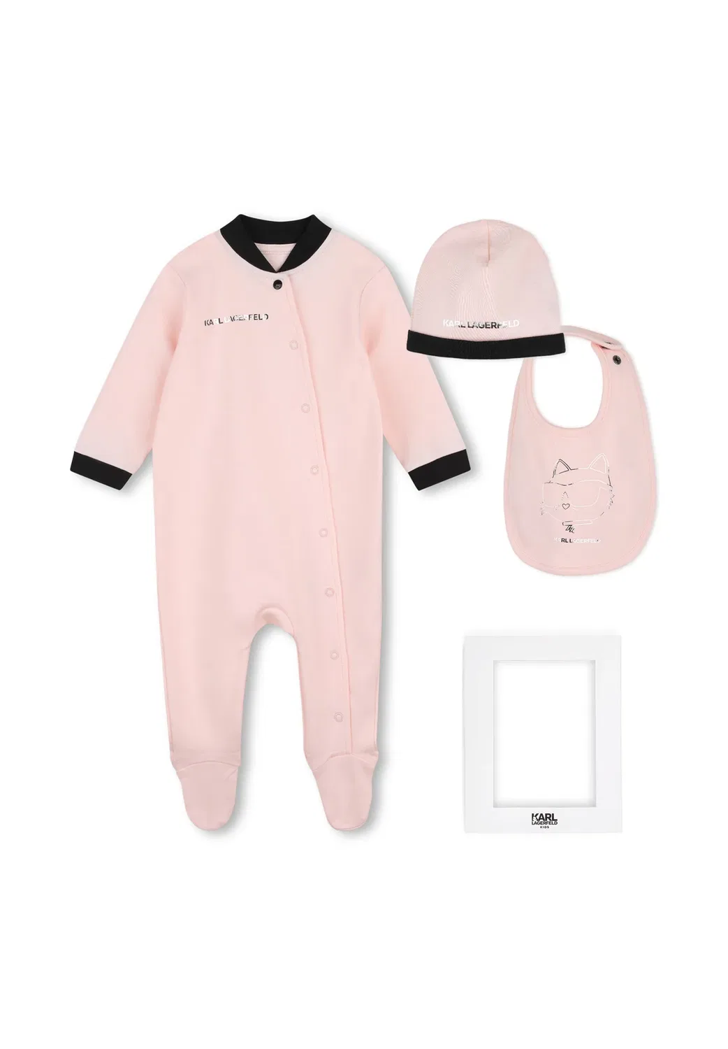 Пижамный комплект - шапка Karl Lagerfeld Kids, Pale Blush