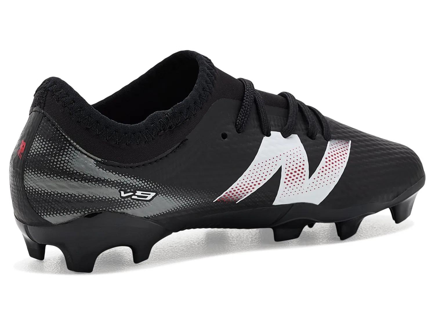 Бутсы Furon Team Junior Fg V9 (для маленьких и больших детей) New Balance Kids, Black 100/Nb 103 White — фото 4