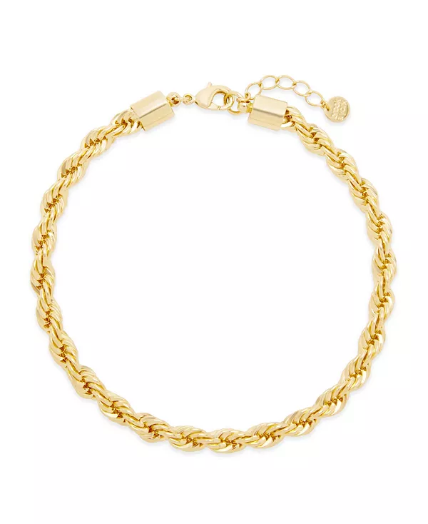 

Браслет на лодыжку Jovie с цепочкой из веревки Brook & York, gold-plated