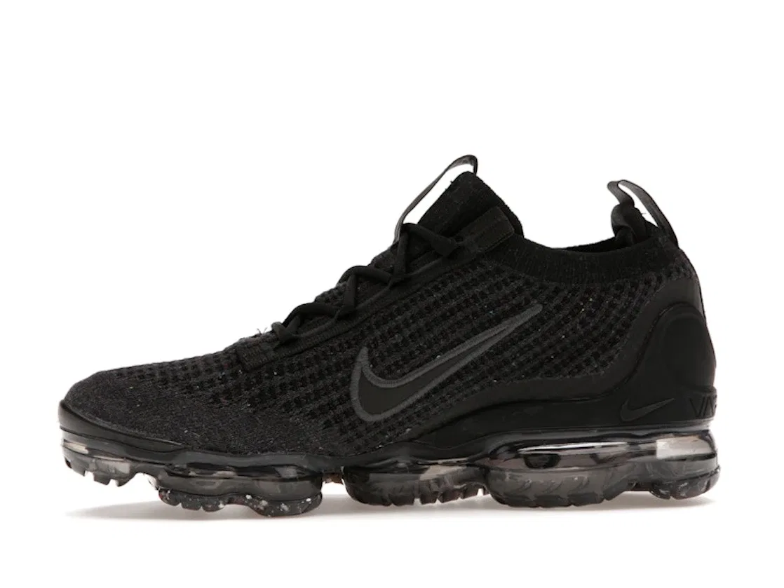 Детские кроссовки для активного отдыха Nike Air VaporMax 2021 FK, Black/Black/Anthracite/Black — фото 3