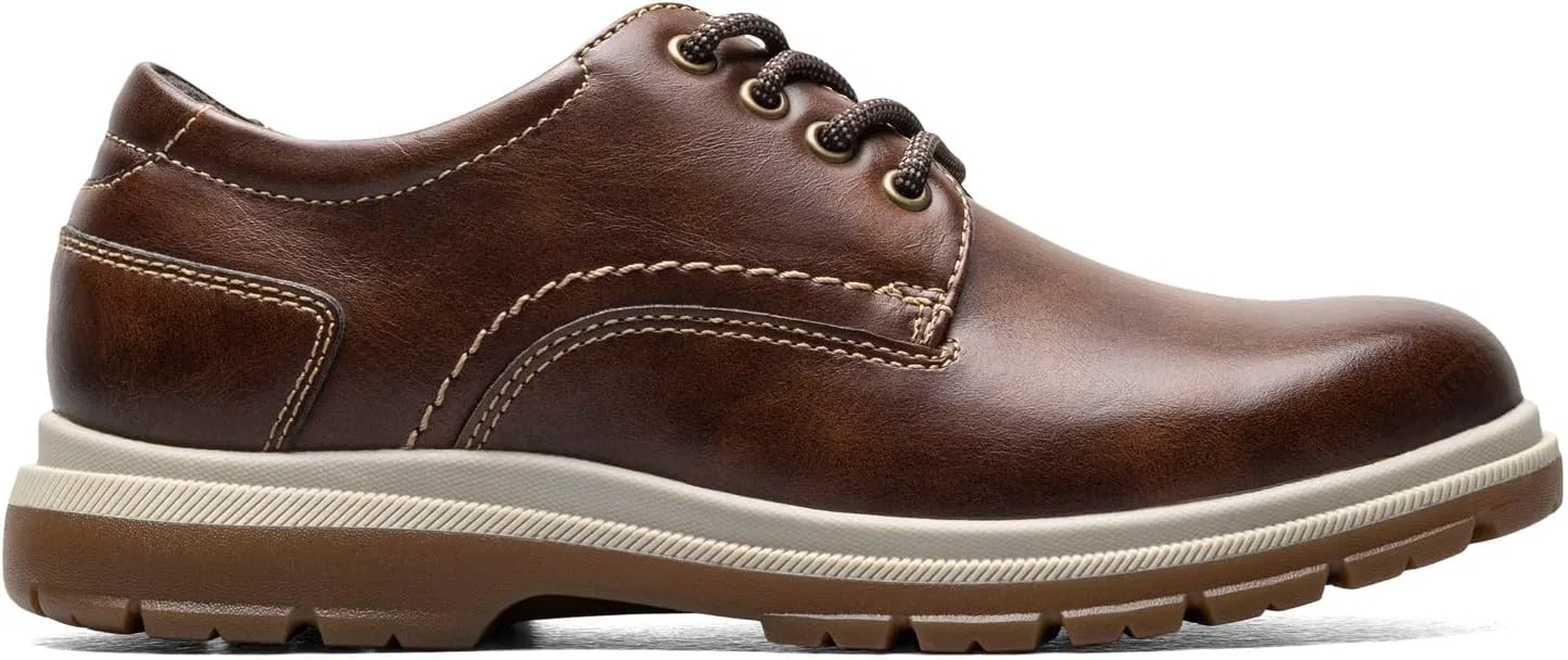 Детские туфли оксфорды с закрытыми носками Lookout JR Florsheim, Chestnut — фото 2