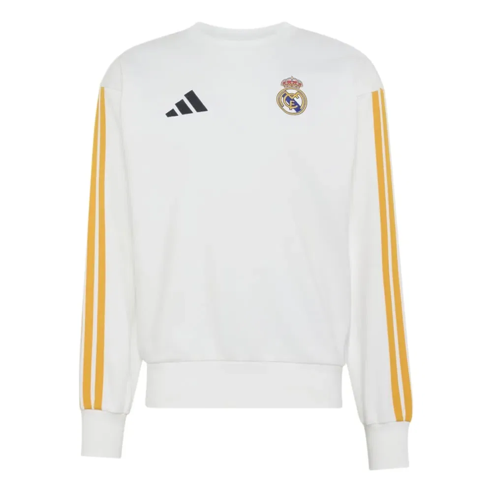 Мужской свитшот с принтом Real Madrid DNA Adidas, White