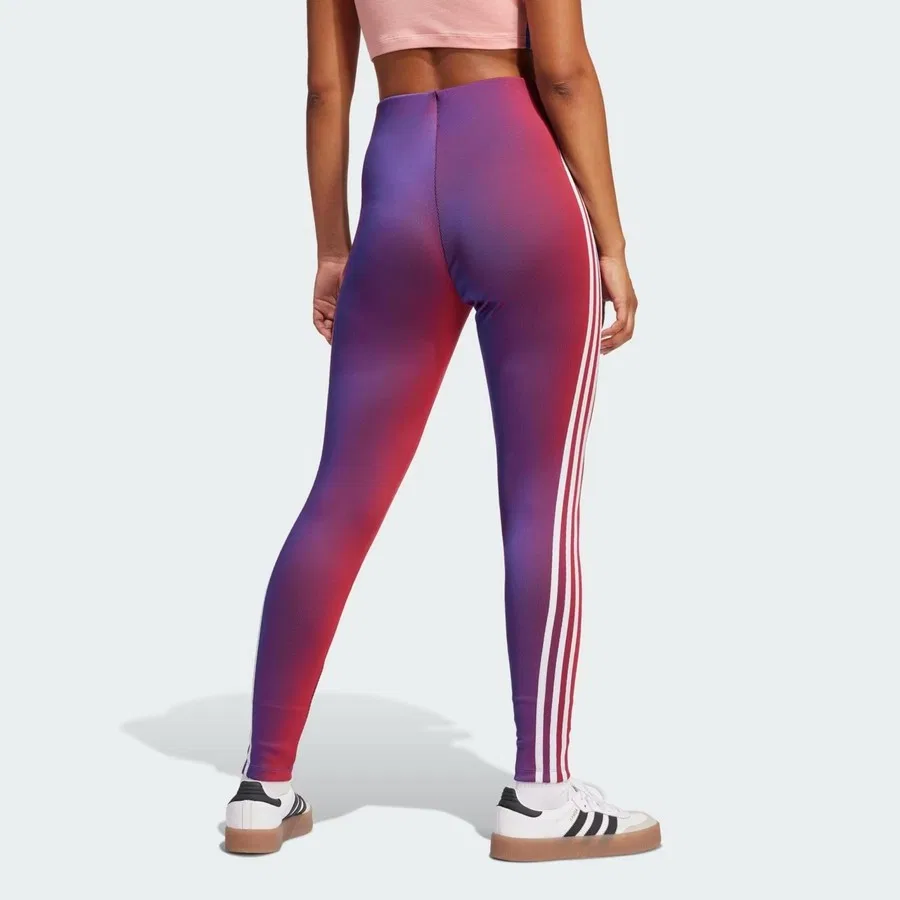 Женские леггинсы с плотной посадкой Rasant Rib adidas, Фиолетовый — фото 2
