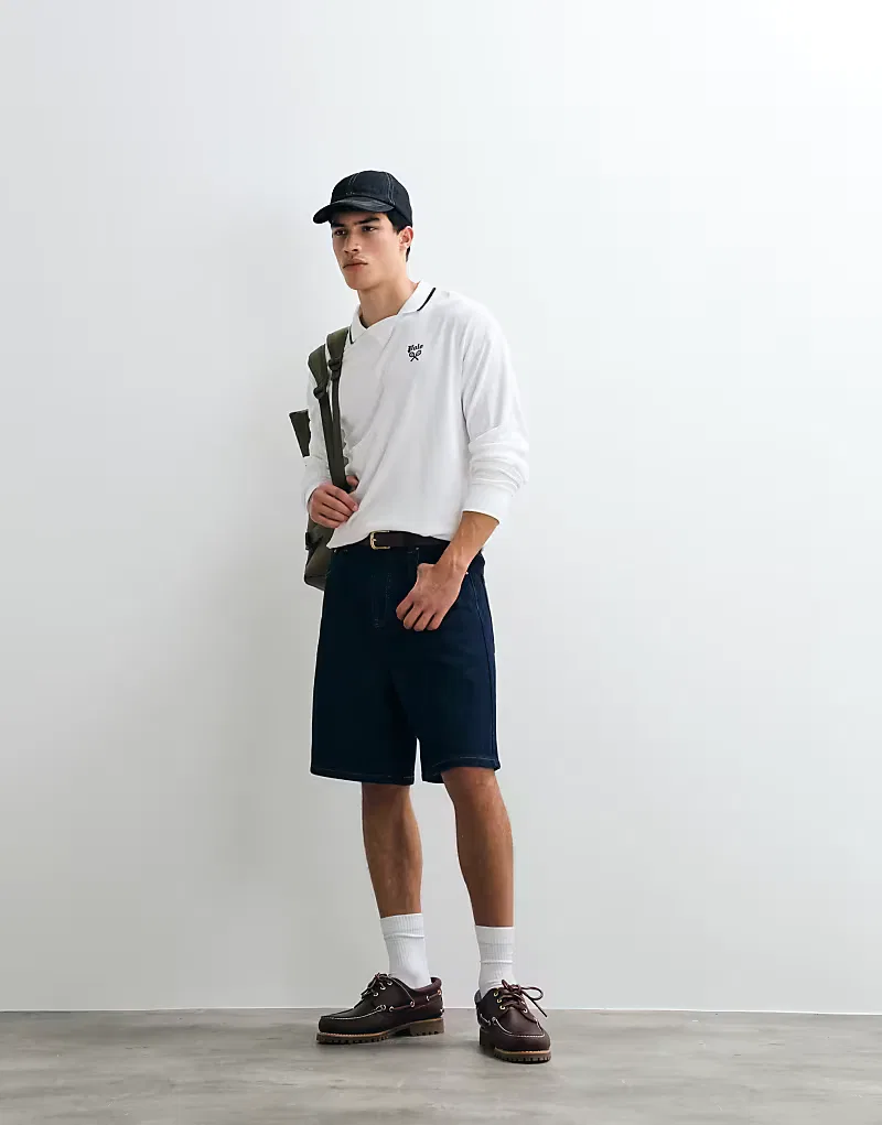 Вязаная толстовка с длинными рукавами Polo Ralph Lauren свободного кроя, белый — фото 2