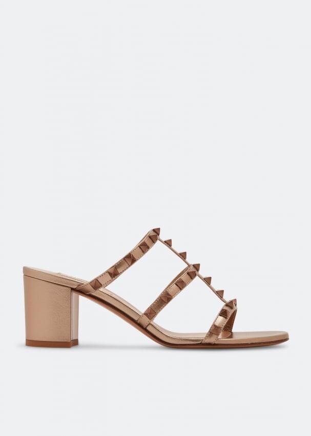 

Сандалии VALENTINO GARAVANI Rockstud sandals, золотой