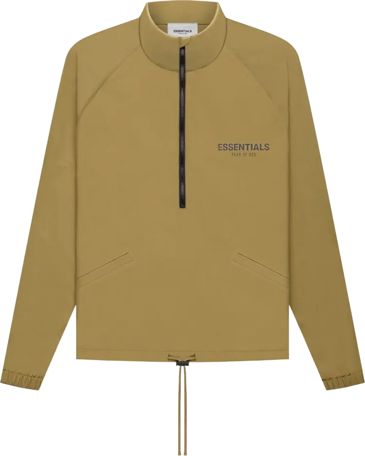 

Куртка Fear of God Essentials Half Zip Track Jacket 'Amber', желтый