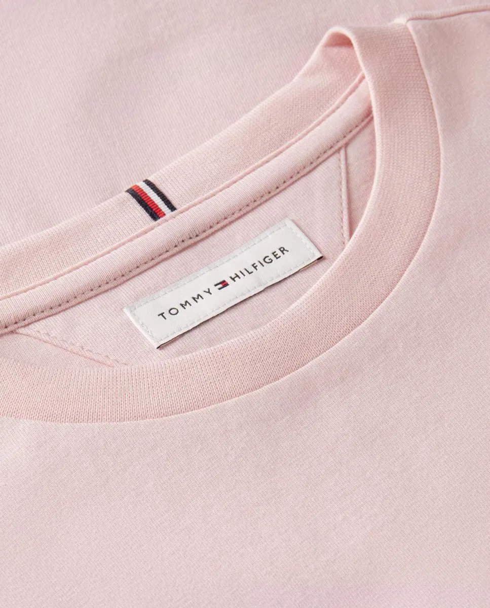 Детская футболка с коротким рукавом, Tommy Hilfiger, розовый — фото 3