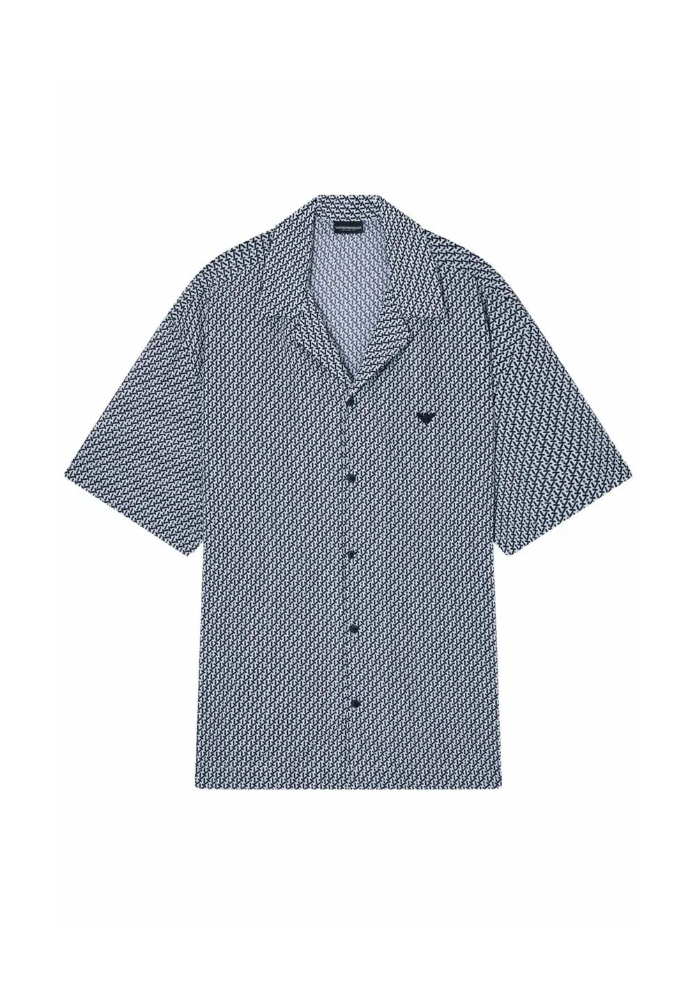 Camicia uomo - shirt Emporio Armani, Blu — фото 4