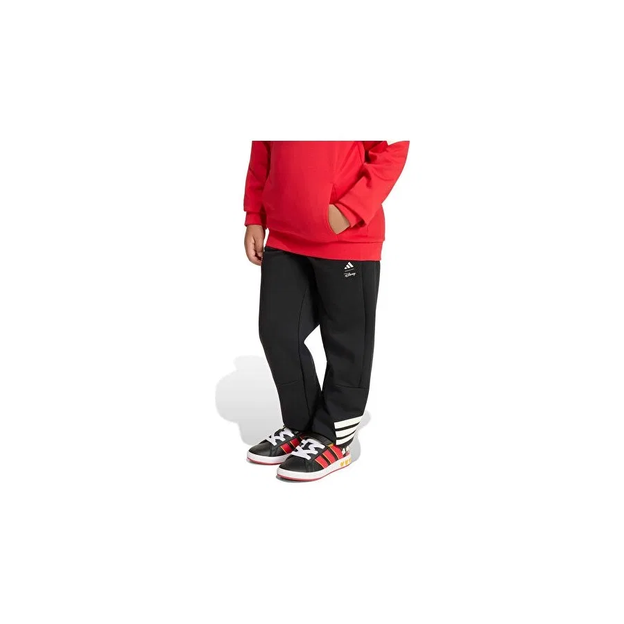 Детские спортивные штаны с принтом Mickey Mouse adidas, Черный — фото 3