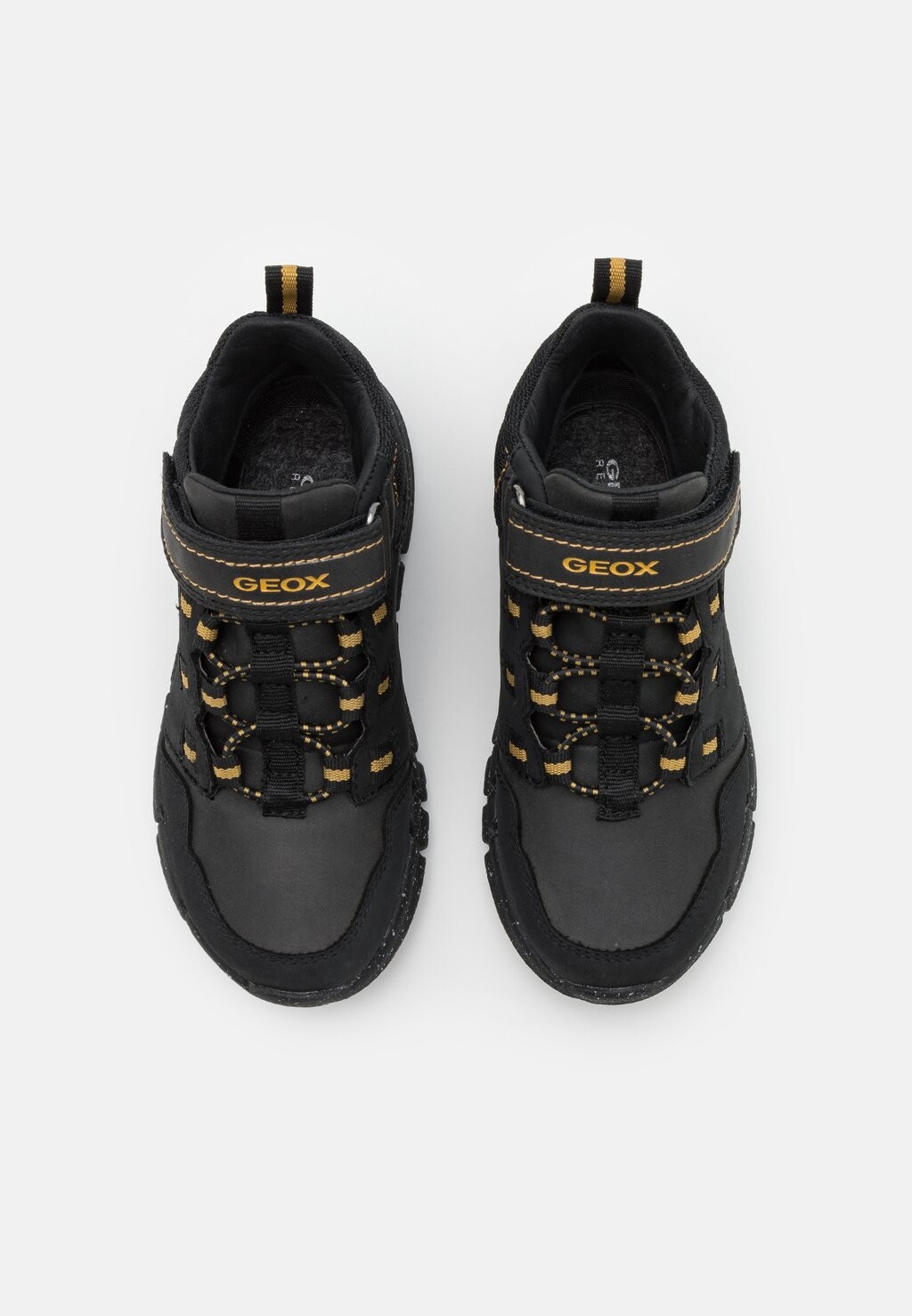Кроссовки высокие FLEXYPER BOY ABX Geox, цвет black/dark yellow — фото 4