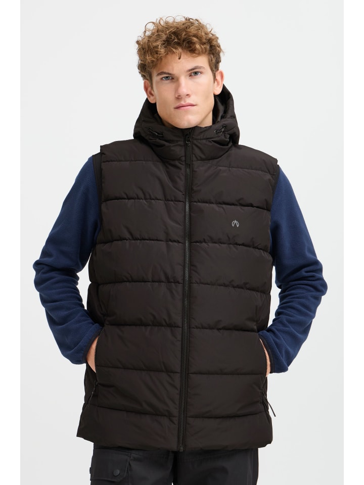 

Стеганый жилет North Bend Steppweste NBAmato M 244181MMM warme Weste, черный