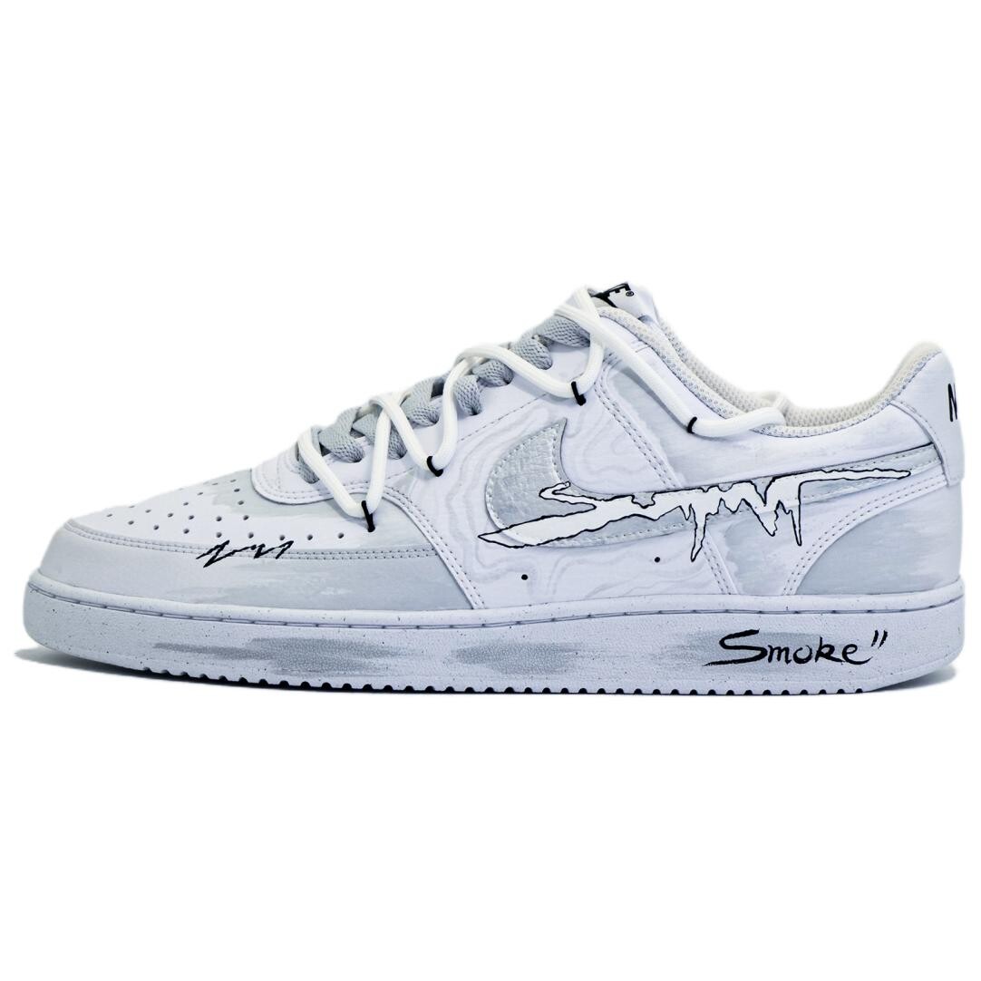 

Кроссовки Nike Court Vision 1 Skateboarding Shoes Men Low-top Grey/white, светло-серый