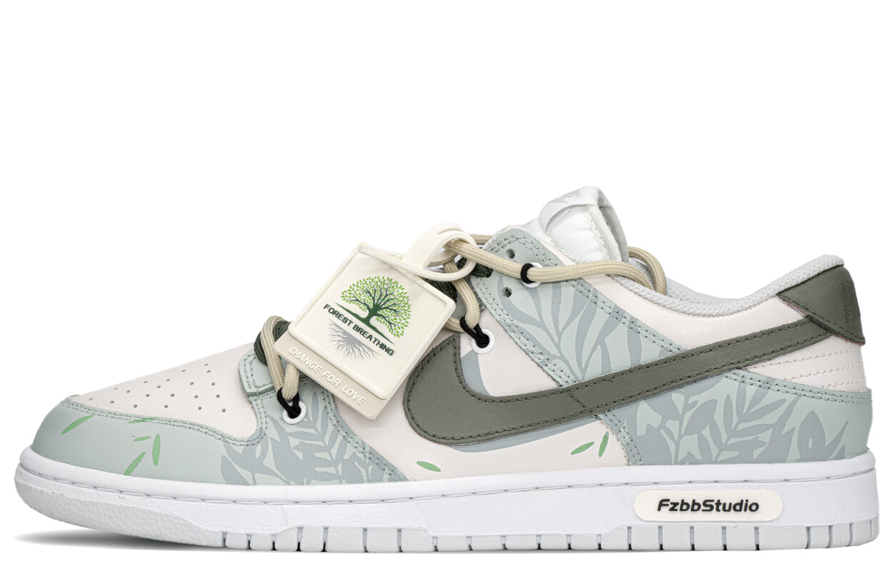 

Кроссовки для скейтбординга Dunk унисекс с низким верхом, зеленый Nike