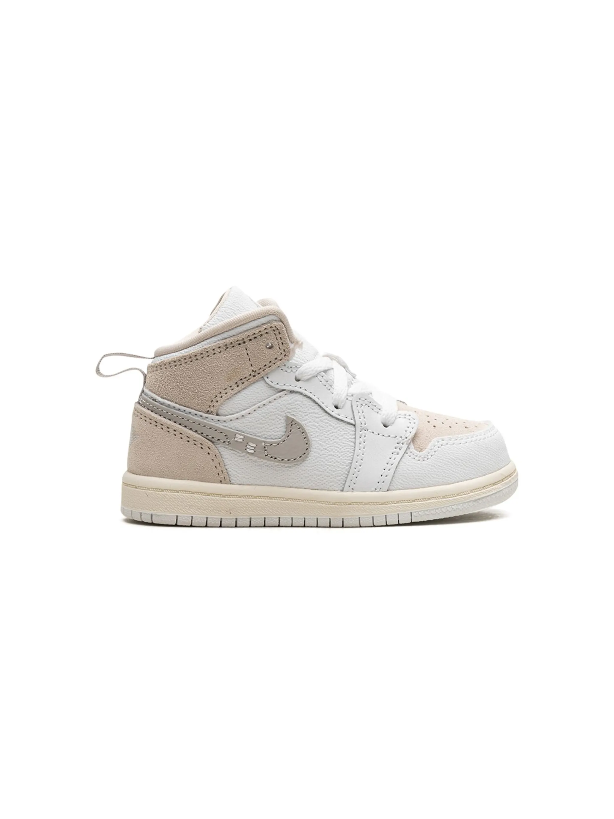 Кроссовки Air Jordan 1 Mid SE Craft Jordan Kids, белый — фото 2