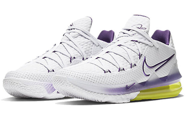 Кроссовки lebron 17 low ep Nike, белый — фото 3