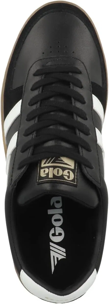Мужские кроссовки Gola Elite Grandslam, Black White Gum Cmb621Bw — фото 2