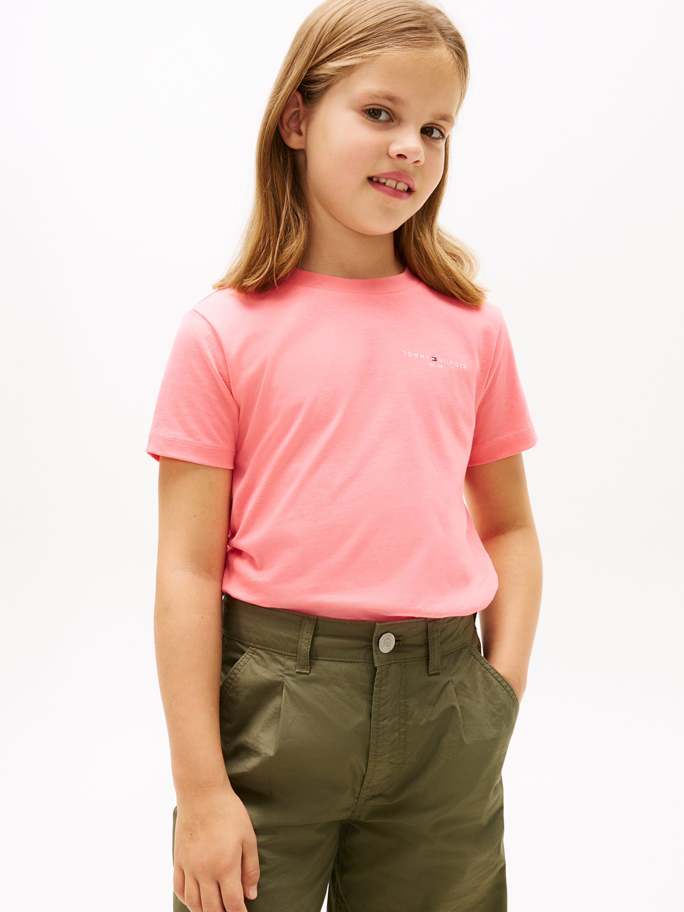 TOMMY HILFIGER Футболка в розовом цвете — фото 4