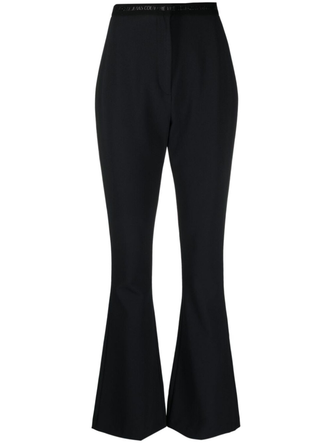 

Versace Jeans Couture брюки с завышенной талией и логотипом, черный
