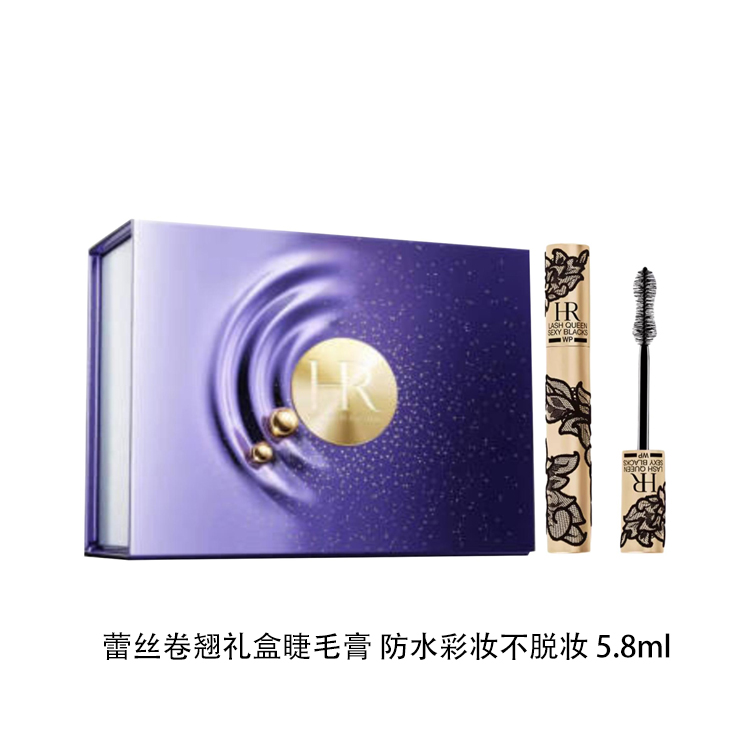 Тушь для ресниц Lace Curling Box водостойкая несмываемая 5,8 мл HELENA RUBINSTEIN, # черный — фото 2