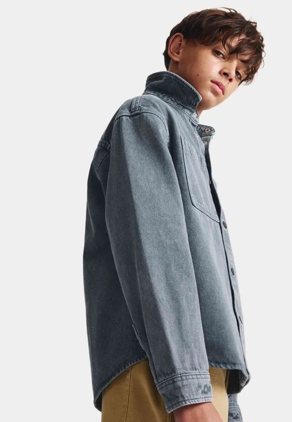 Джинсовая куртка Marks & Spencer, Dark Grey — фото 4