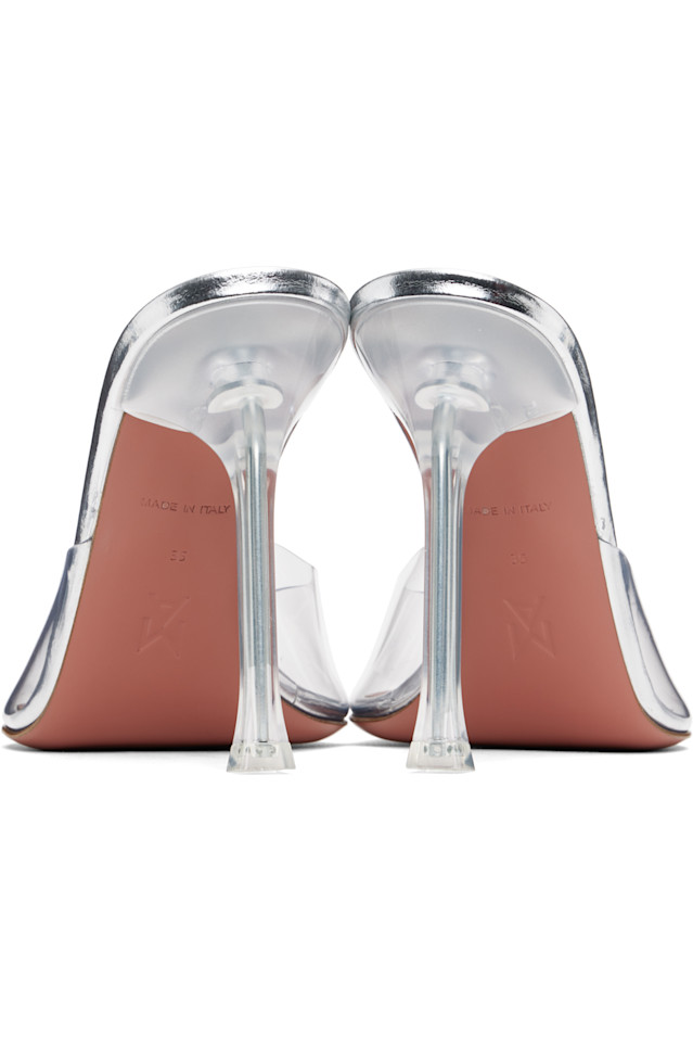 Прозрачные босоножки Alexa Glass 60 на каблуке Amina Muaddi, цвет transparent — фото 2