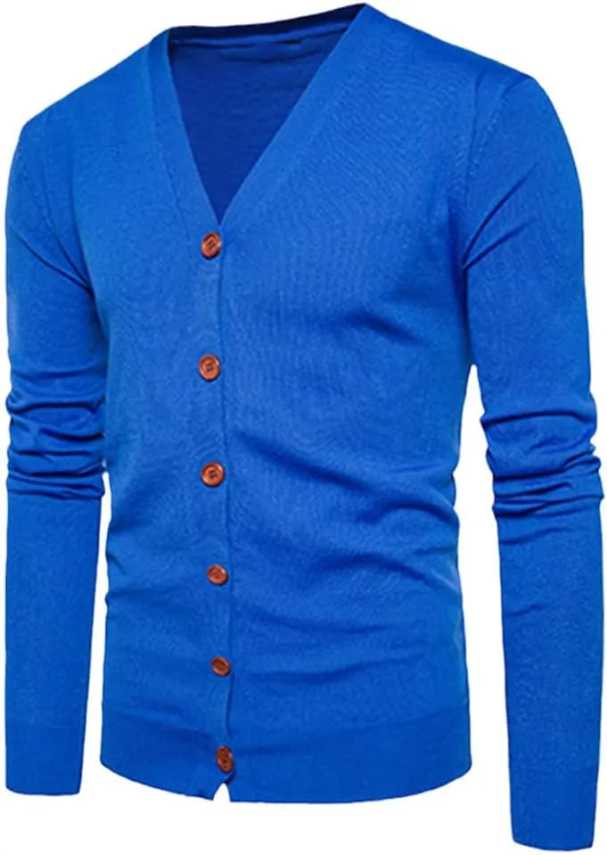 

Толстый кардиган с V-образным вырезом из кашемира KEHAIOO