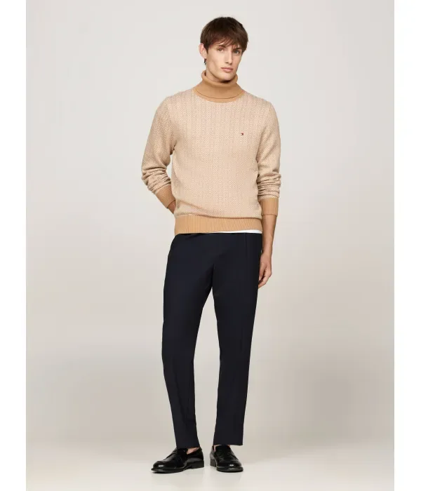 Водолазка regular fit Tommy Hilfiger, бежевый — фото 2