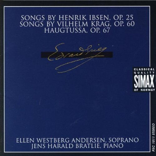 

CD диск Grieg / Andersen / Bratlie: Six Poems By Ibsen / Poems By Krag / Haugtussa