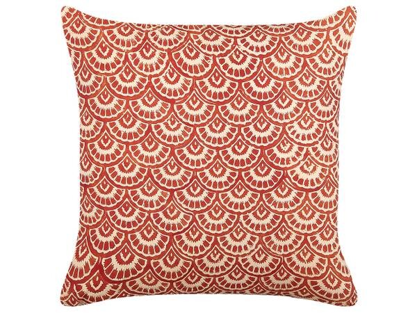 

Декоративная подушка Beliani RHUS, 45x45x45 см цвет creme/rot/weiß