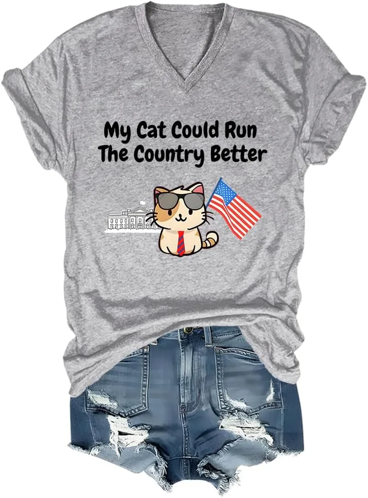 

Футболка My Cat Could Run The Country Better woati