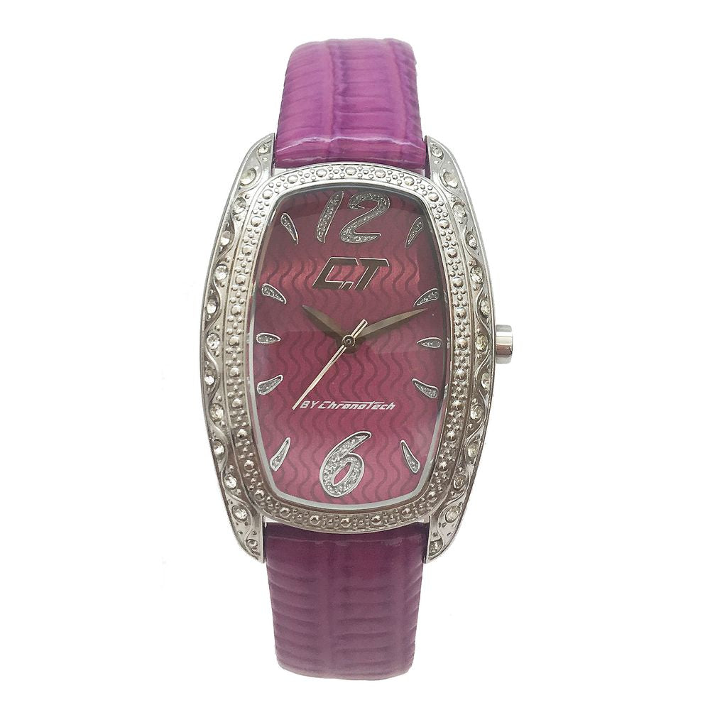 

Женские часы Chronotech Leather, фиолетовый