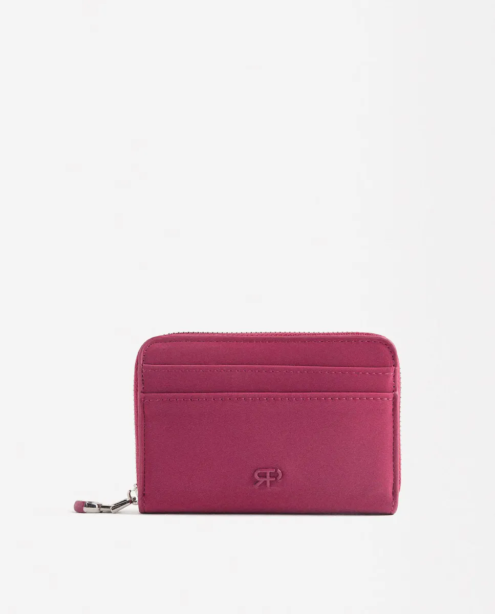

Средний женский кошелек с застежкой-молнией, однотонный Parfois, фуксия