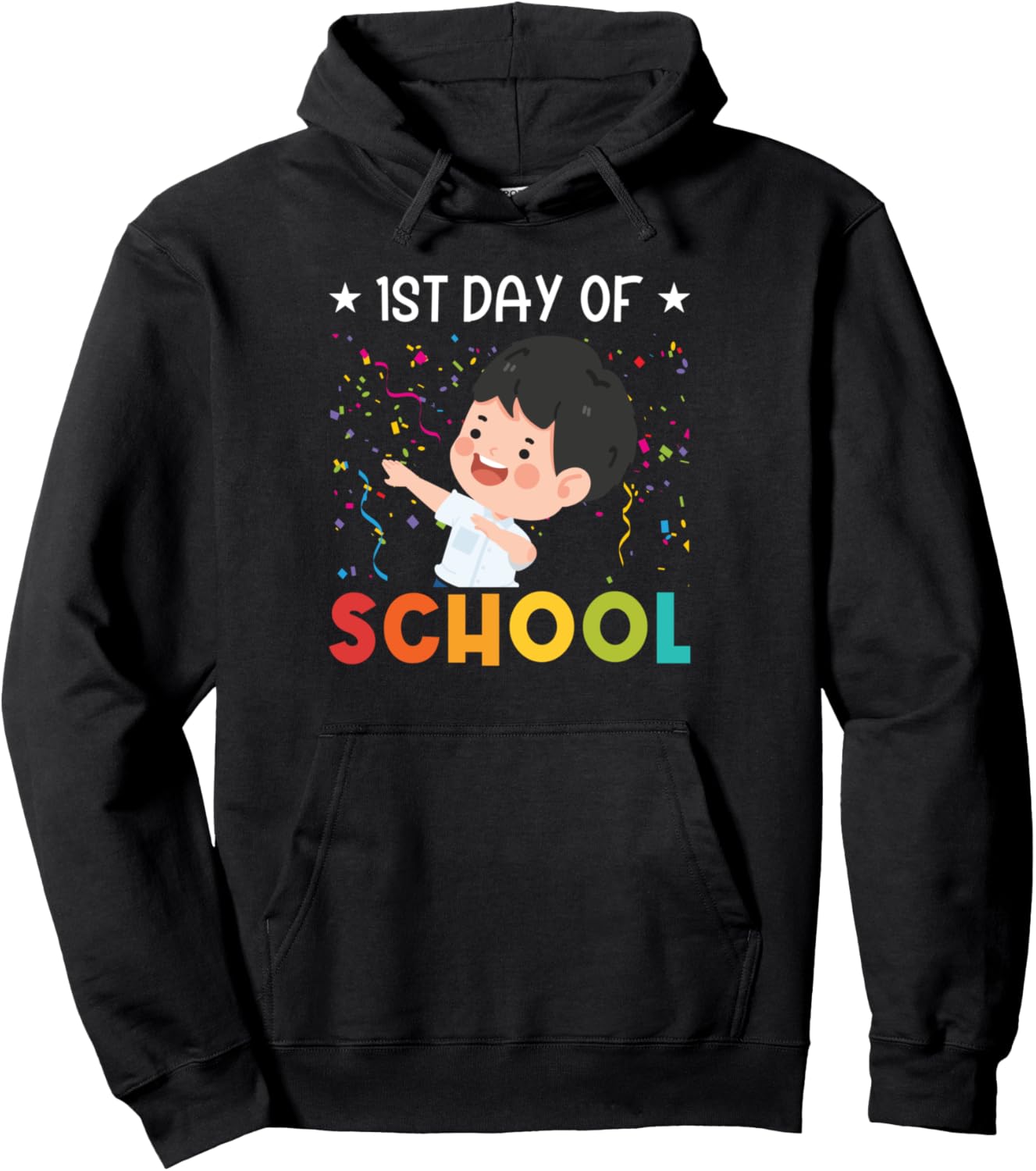 

Первый день в школе, толстовка для мальчика первого класса Kindergarten Graduate & First Class Gifts, черный